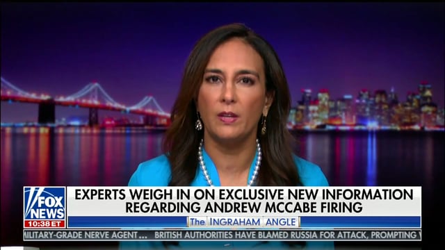 Harmeet Dhillon Live on FOX News, Andrew Mccabe Firing - Dhillon Law Group