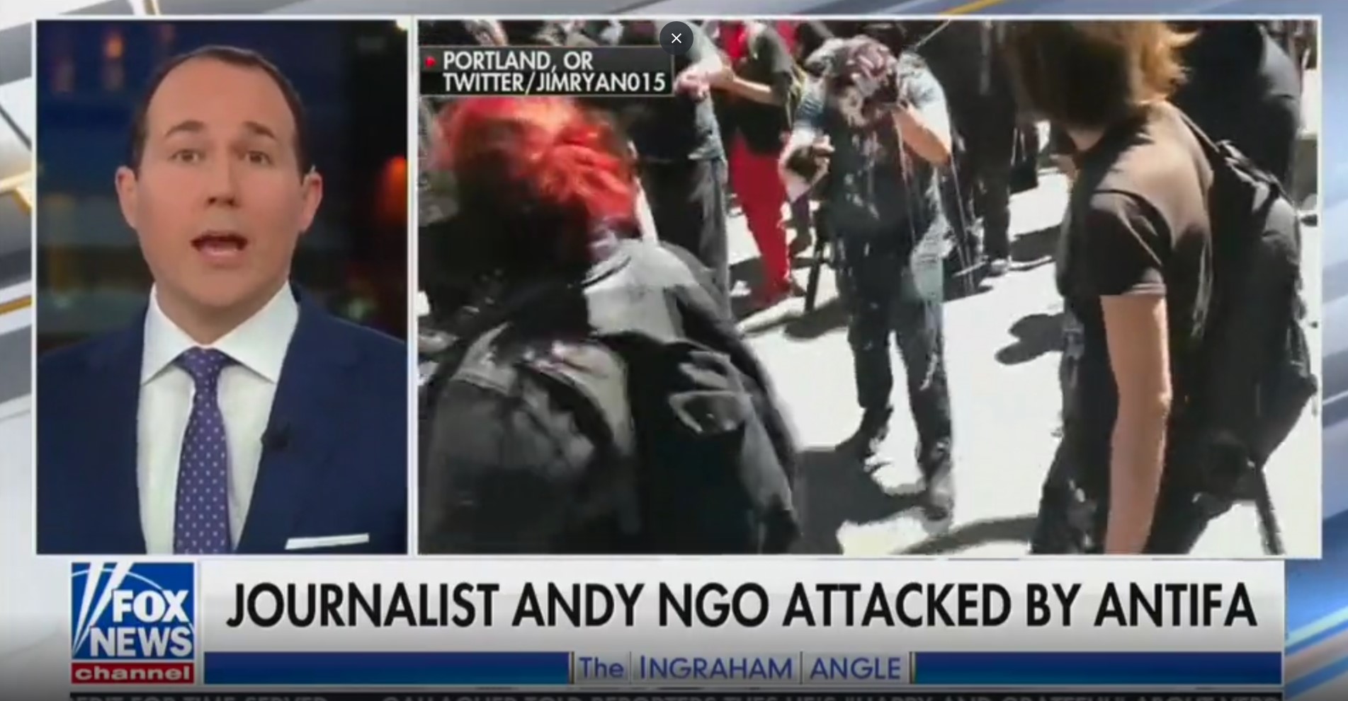 Journalist Andy Ngo attacked by antifa