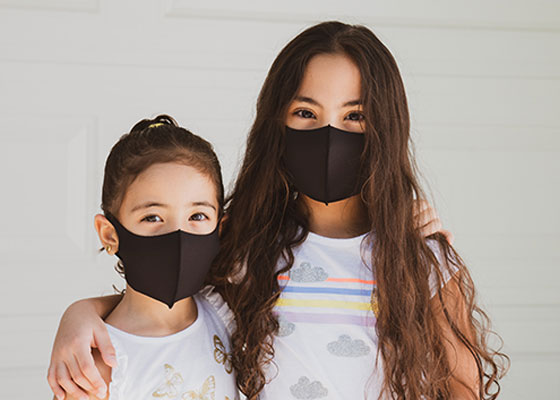 Children with mask