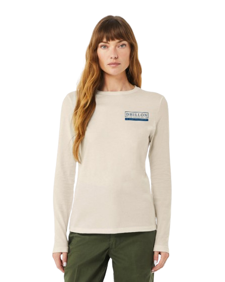 B6500 Bella + Canvas Ladies' Jersey Long-Sleeve T-Shirt (Heather Dust)